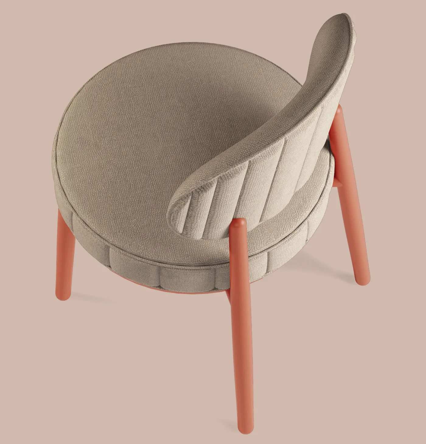 Daisy armchair in fabric