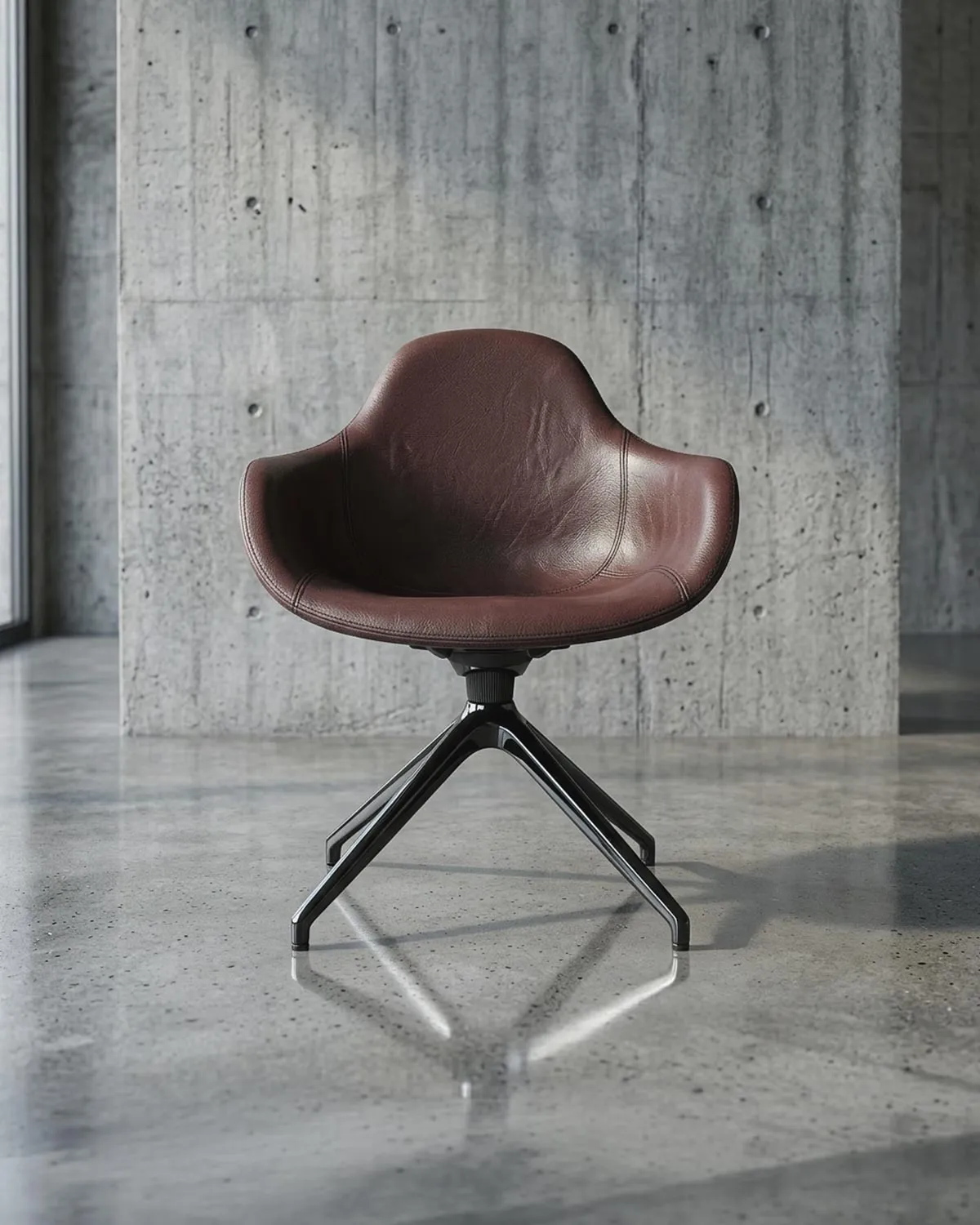Epoque leather chair