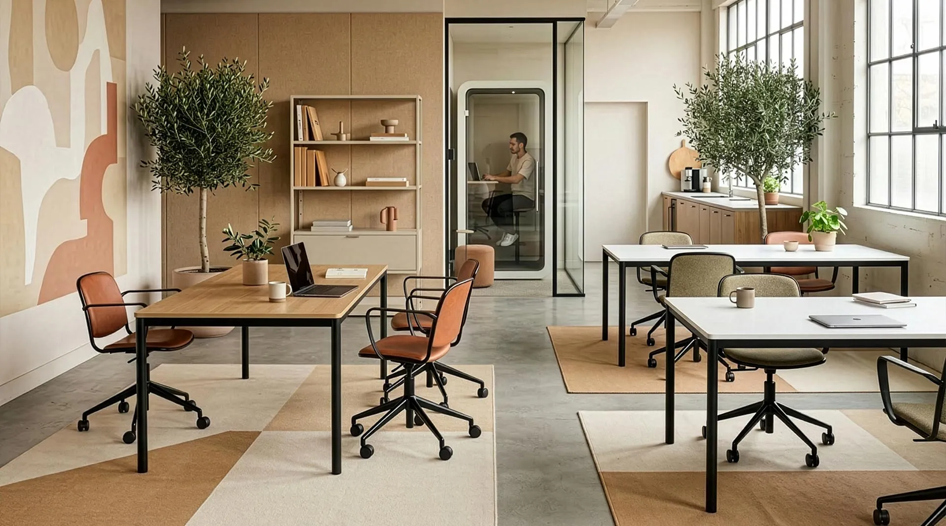 Miles fabric office chair